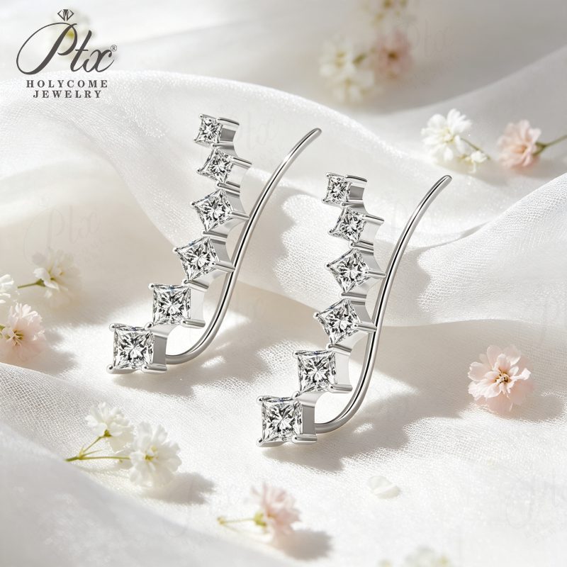 solid silver cubic zirconia stone engagement rings
